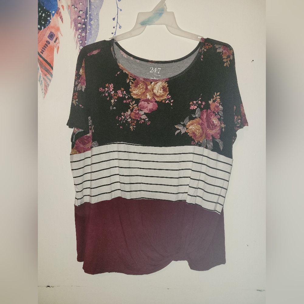 Maurices 24/7 tunic top plus size 2x